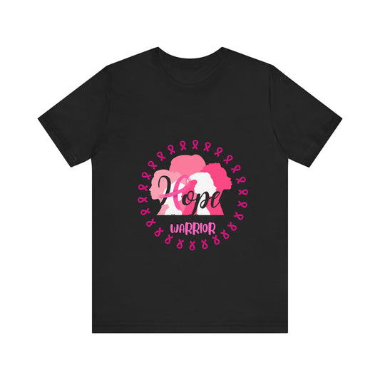Hope Breast Cancer Warrior Unisex Jersey Short Sleeve Tee