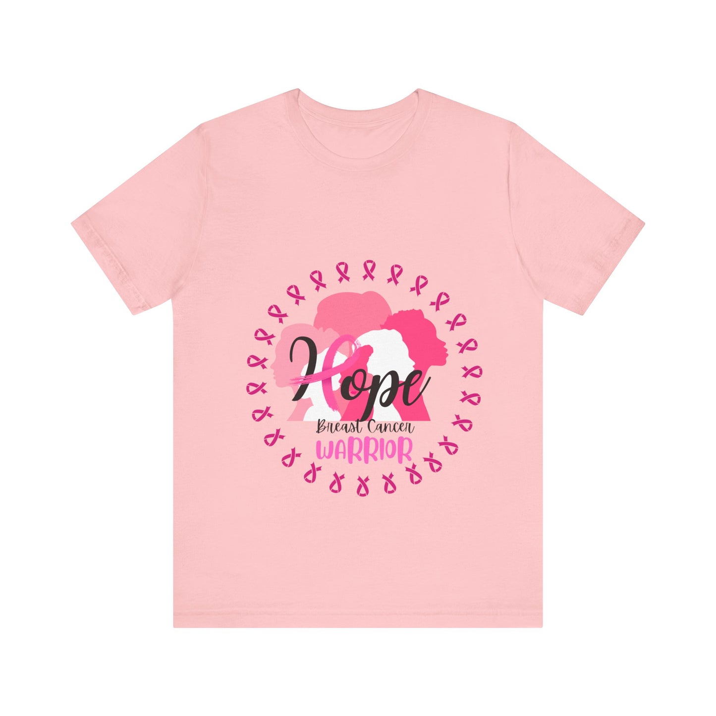 Hope Breast Cancer Warrior Unisex Jersey Short Sleeve Tee