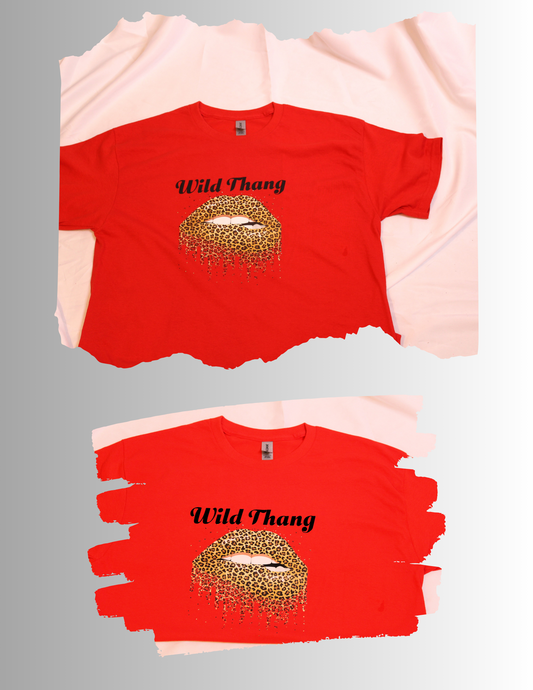 Wild Thang Lips Tee Shirt