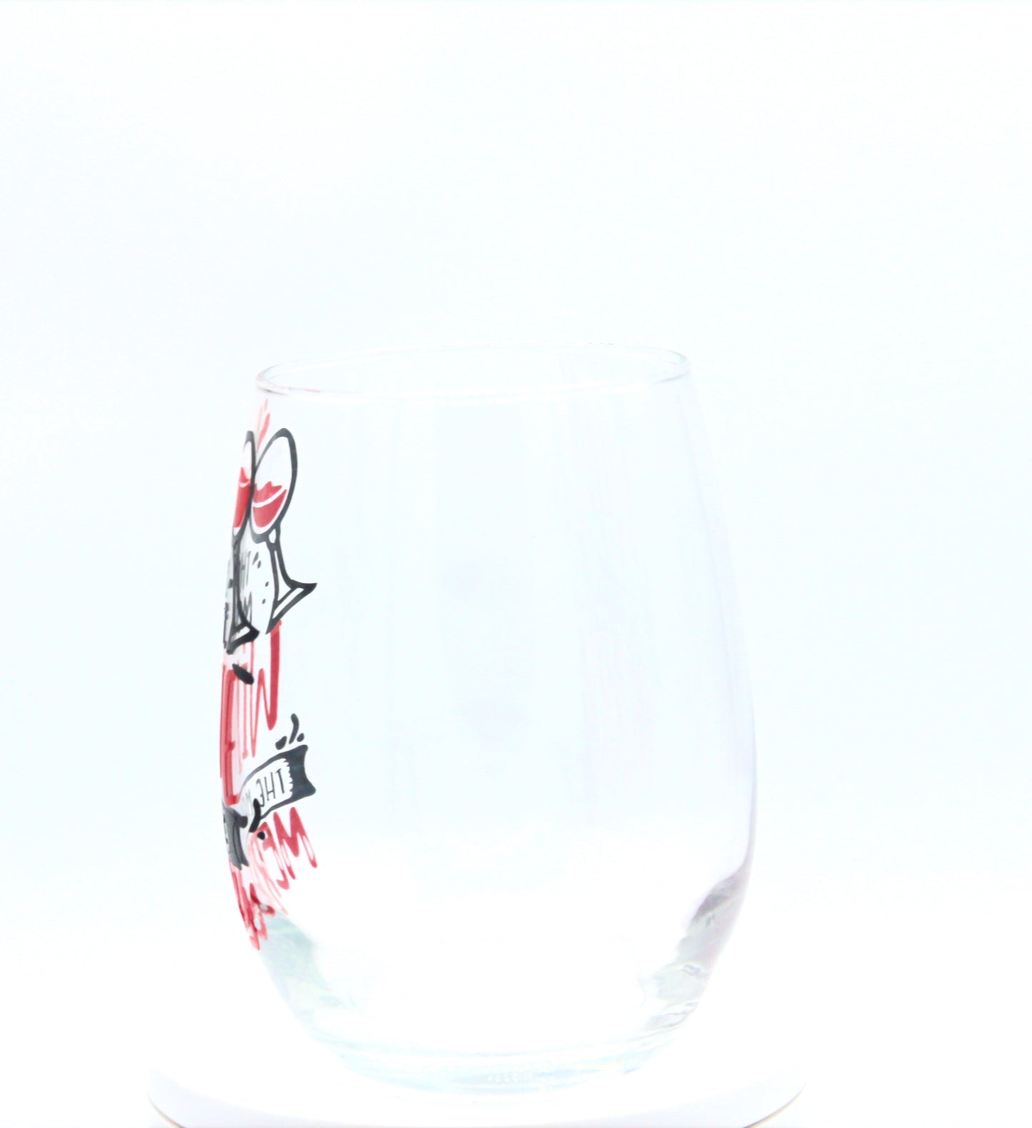 The More Wine The More Merry Wine Glasses - myfiercefirefashions