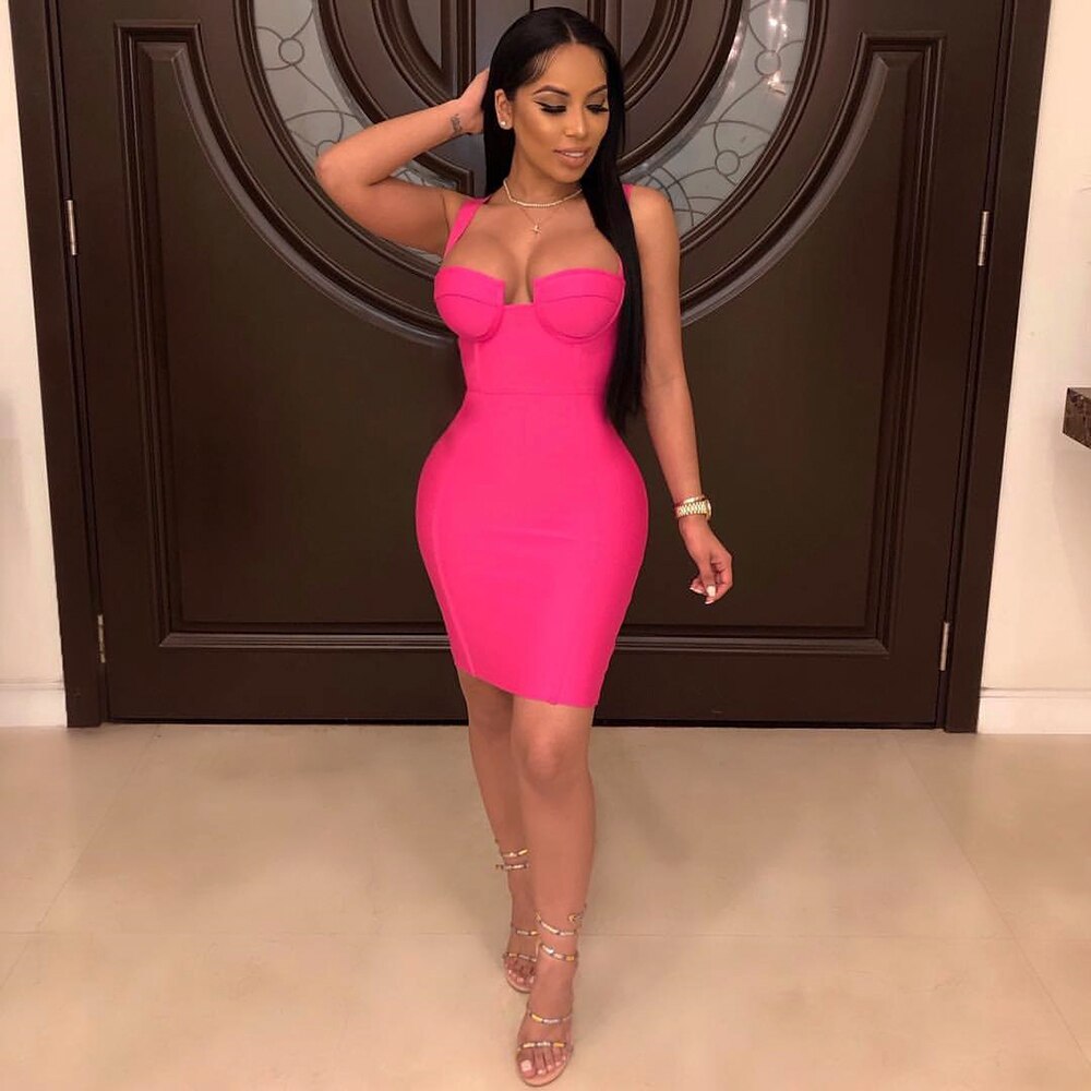 Basic For What Pink Bodycon Dress My Fierce Fire Fashions Basic For What Pink Bodycon Dress My Fierce Fire Fashions