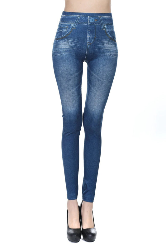 Blue Jean Jeggings - myfiercefirefashions