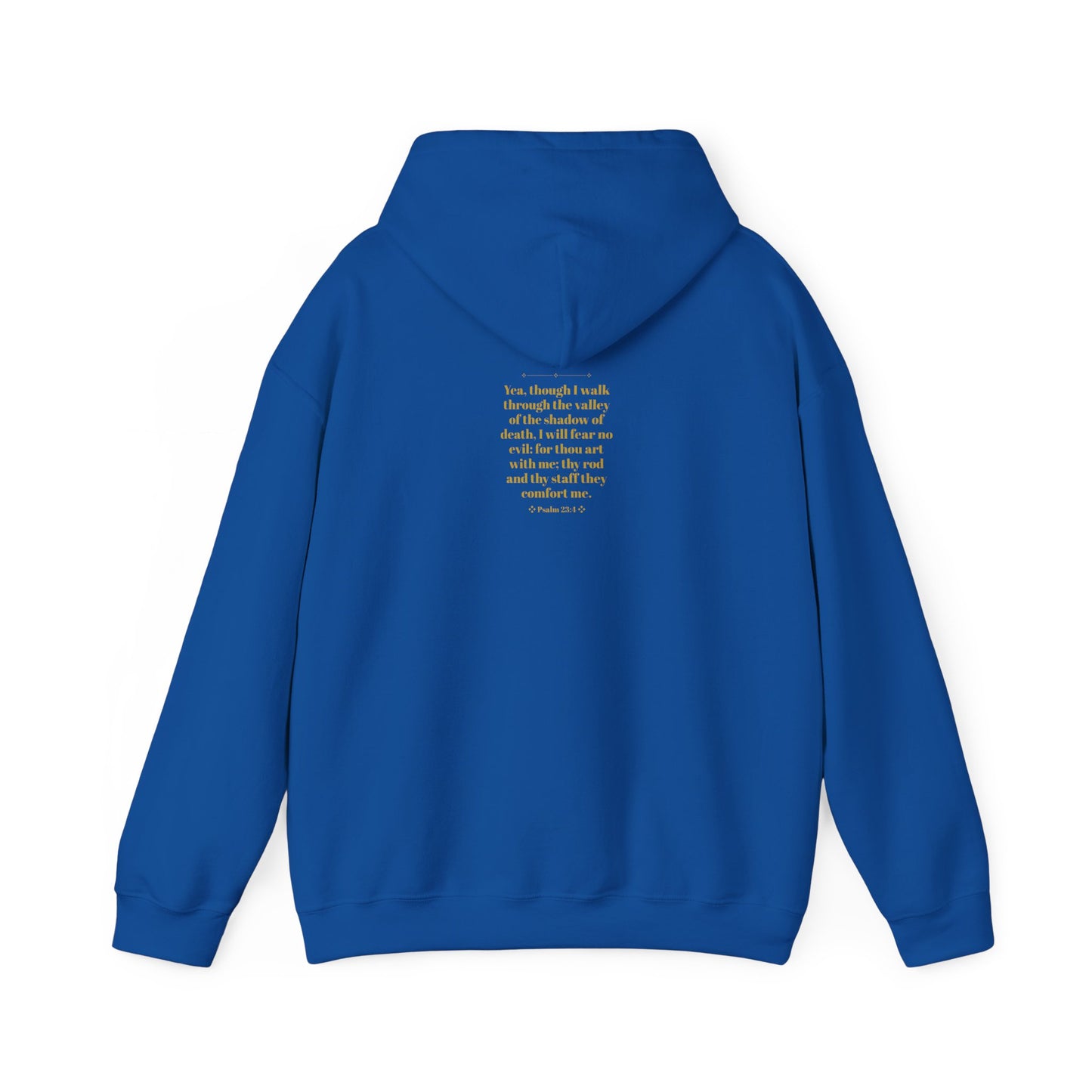 Lion of Judah Hoodie - "Faithful Through Fire" Graphic Christian Sweatshirt