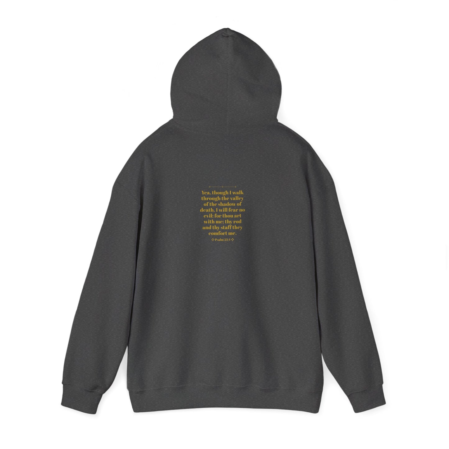 Lion of Judah Hoodie - "Faithful Through Fire" Graphic Christian Sweatshirt