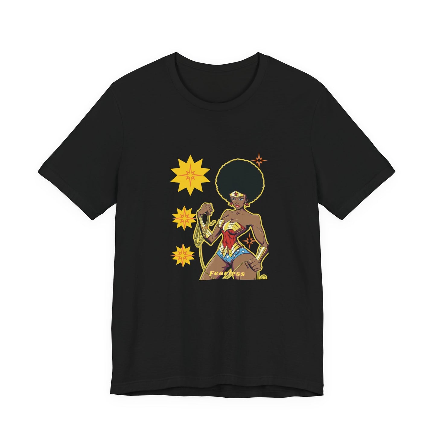 Afrocentric Fearless Short Sleeve Tee