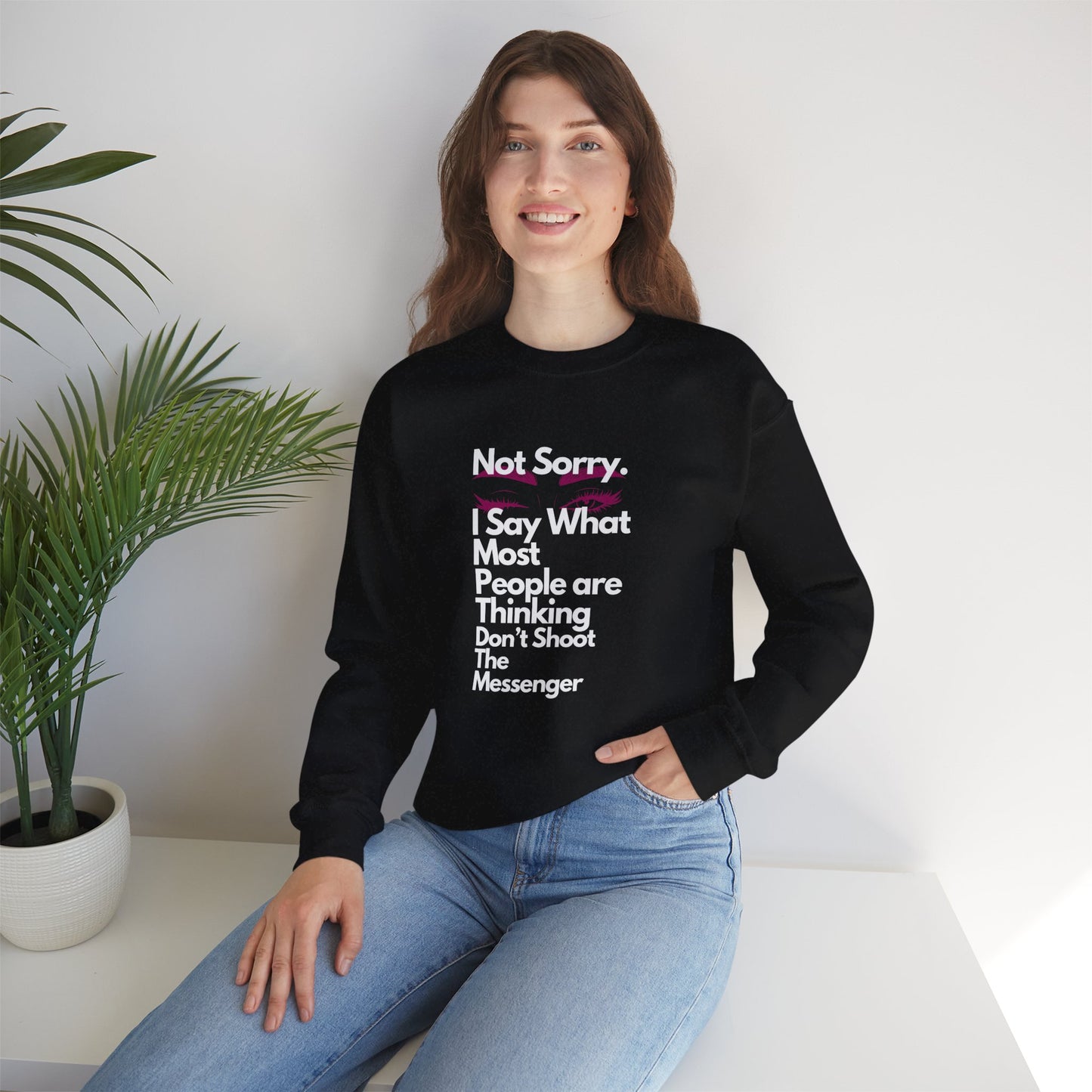 Not Sorry Heavy Blend Sweatshirt