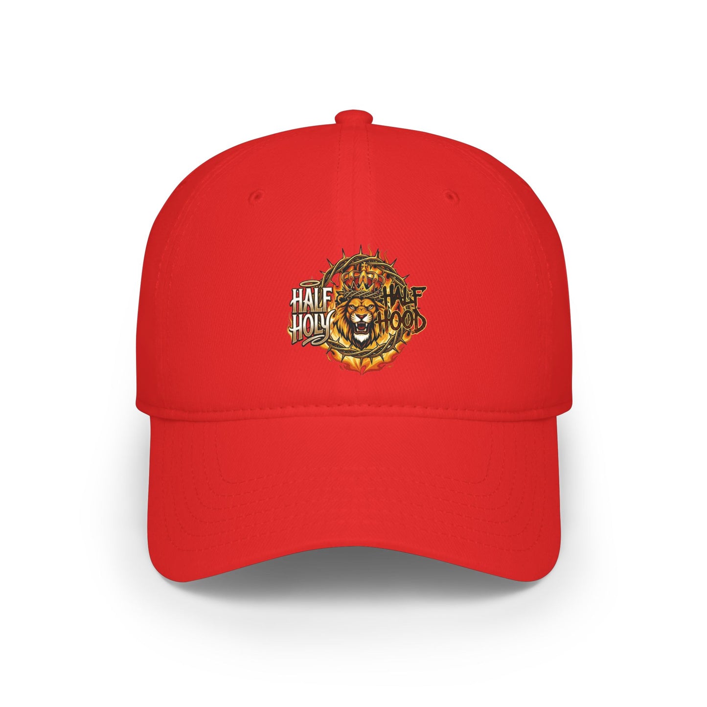 THE UNAPOLOGETIC CROWN: THE "HALF HOLY HALF HOOD" LOW-PROFILE BASEBALL CAP