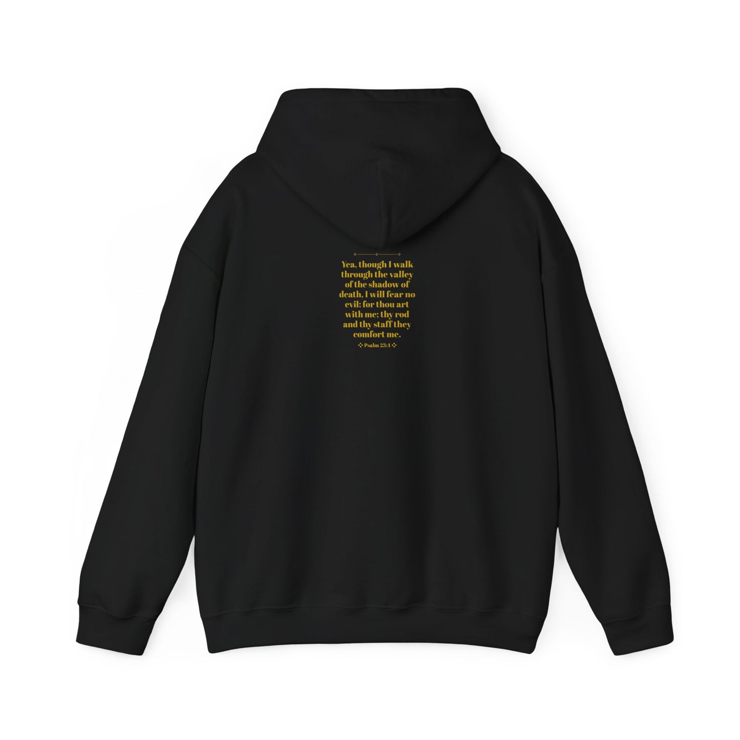Lion of Judah Hoodie - "Faithful Through Fire" Graphic Christian Sweatshirt