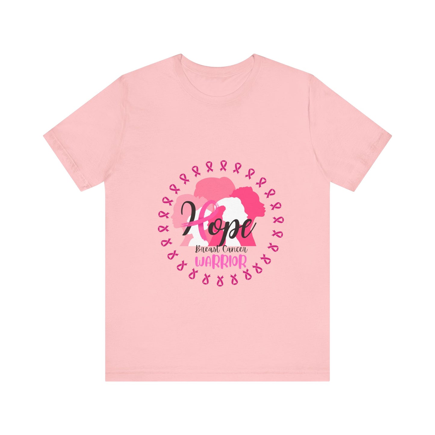 Hope Breast Cancer Warrior Unisex Jersey Short Sleeve Tee