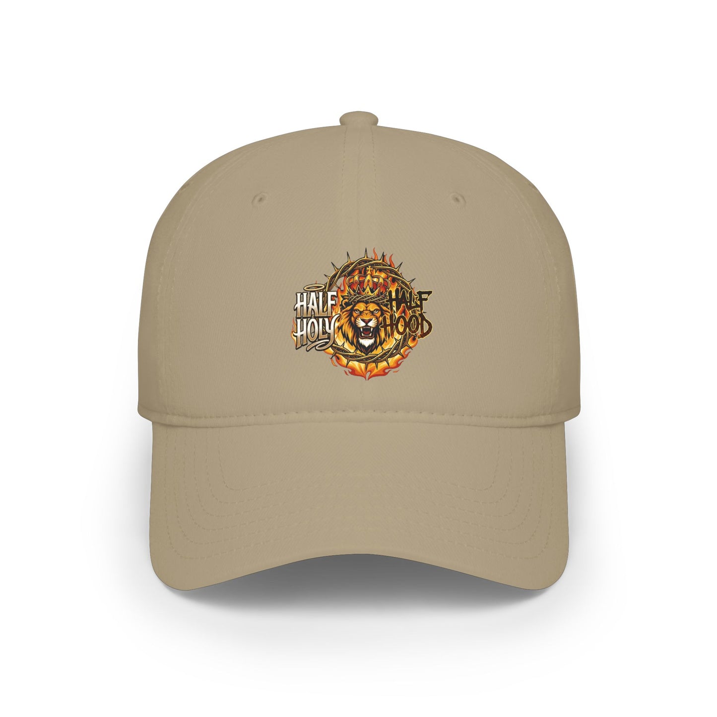 THE UNAPOLOGETIC CROWN: THE "HALF HOLY HALF HOOD" LOW-PROFILE BASEBALL CAP