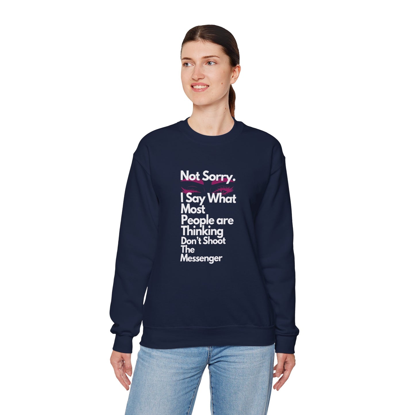 Not Sorry Heavy Blend Sweatshirt