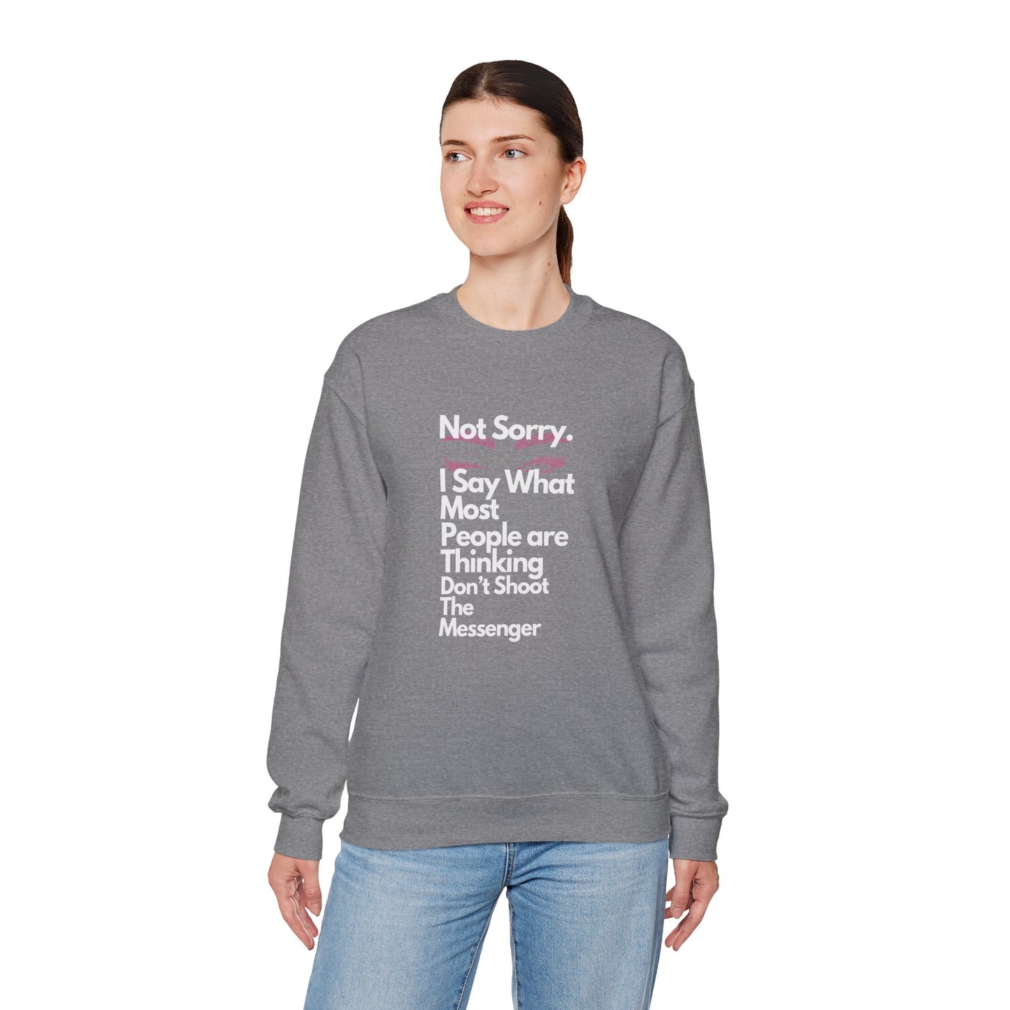 Not Sorry Heavy Blend Sweatshirt