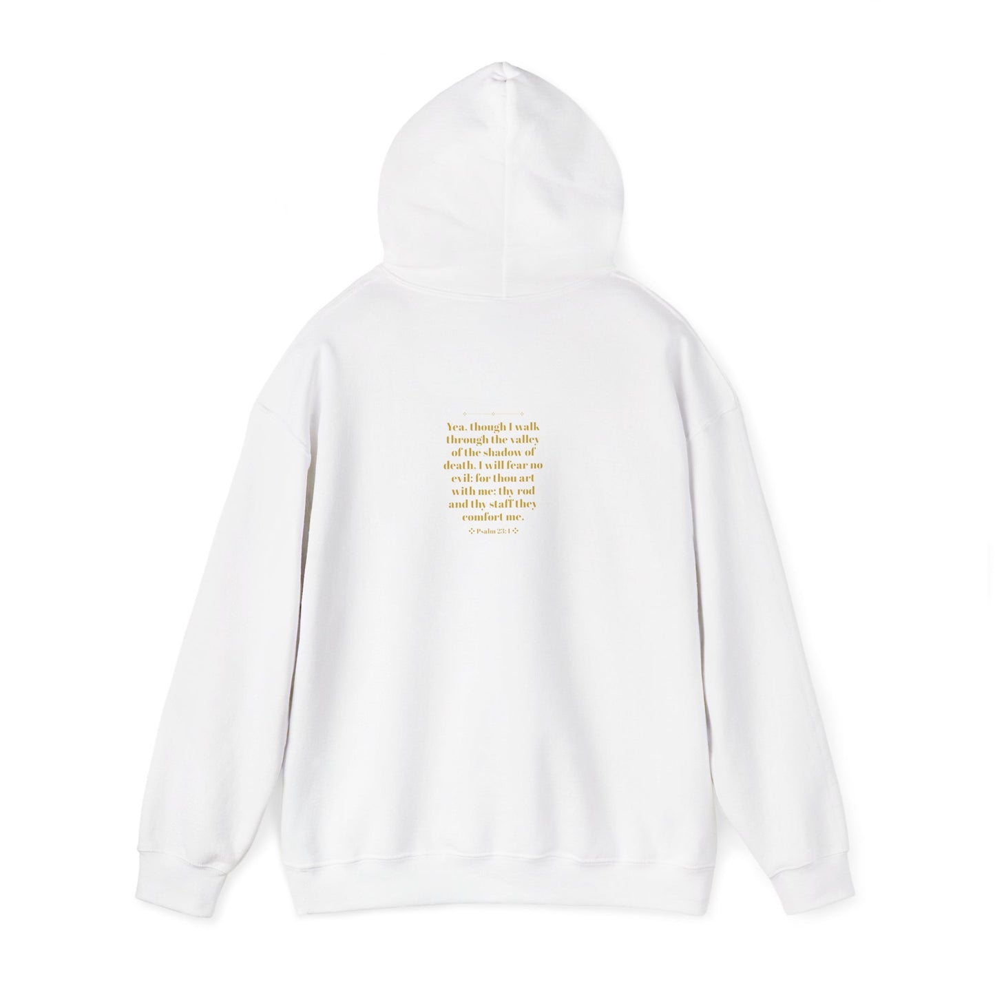 Lion of Judah Hoodie - "Faithful Through Fire" Graphic Christian Sweatshirt