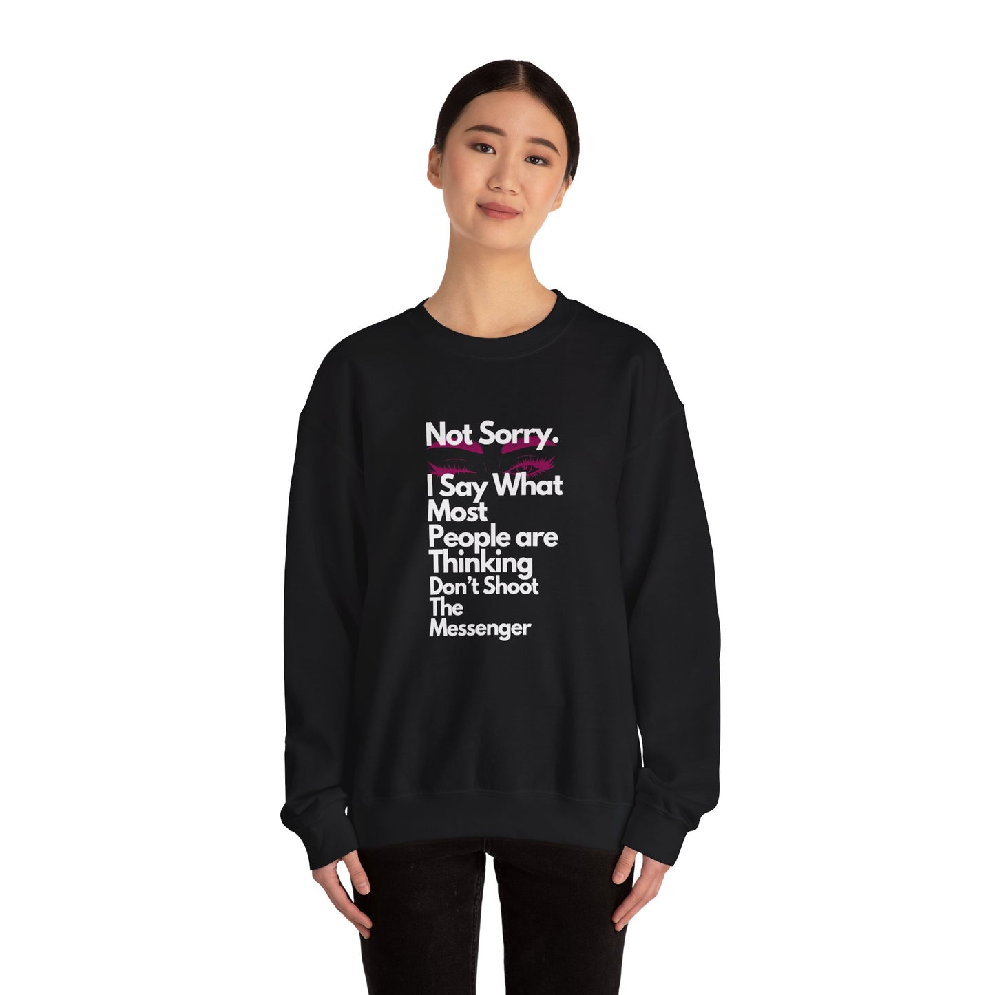 Not Sorry Heavy Blend Sweatshirt