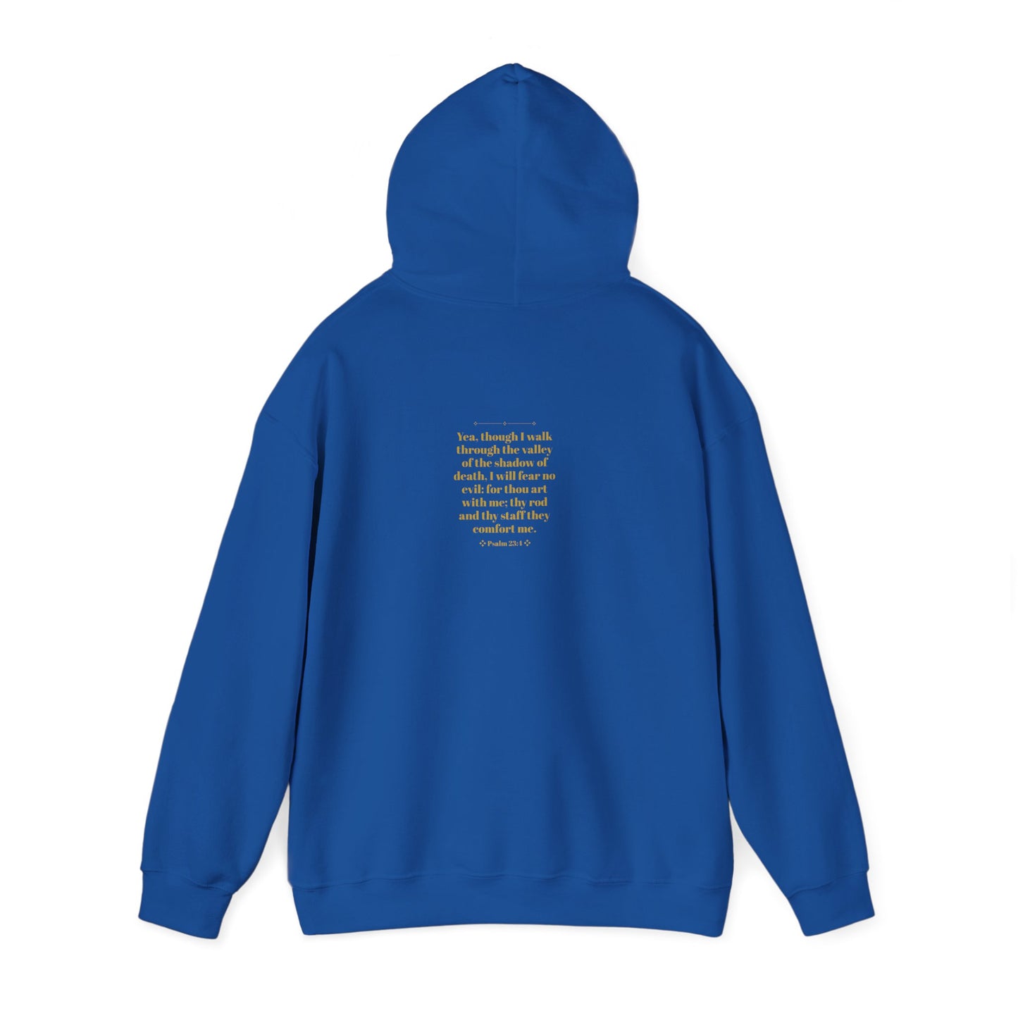 Lion of Judah Hoodie - "Faithful Through Fire" Graphic Christian Sweatshirt