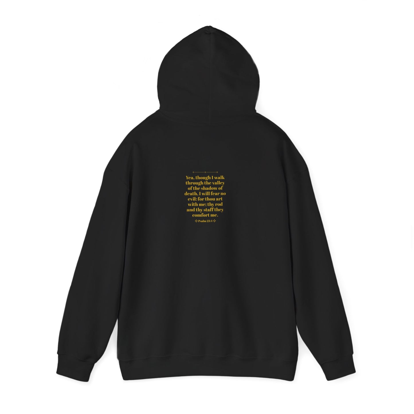 Lion of Judah Hoodie - "Faithful Through Fire" Graphic Christian Sweatshirt