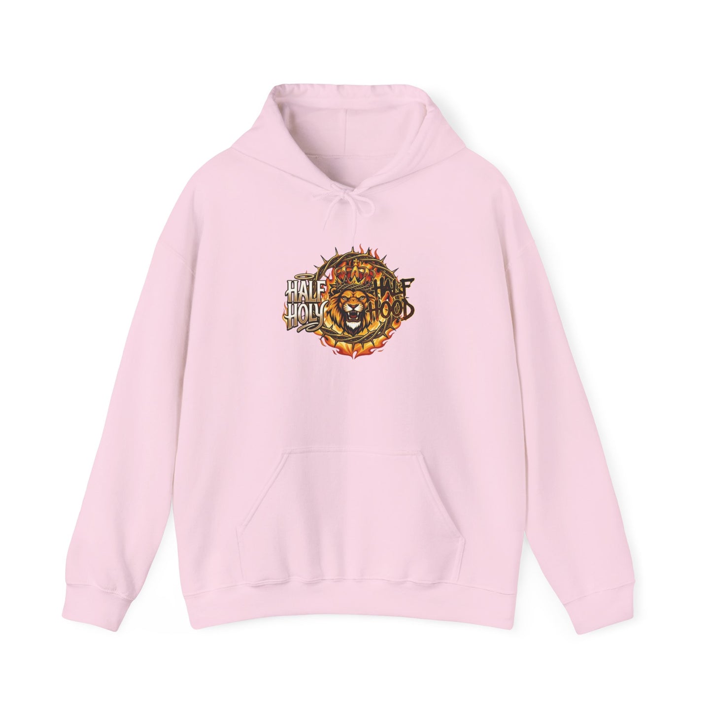 Lion of Judah Hoodie - "Faithful Through Fire" Graphic Christian Sweatshirt