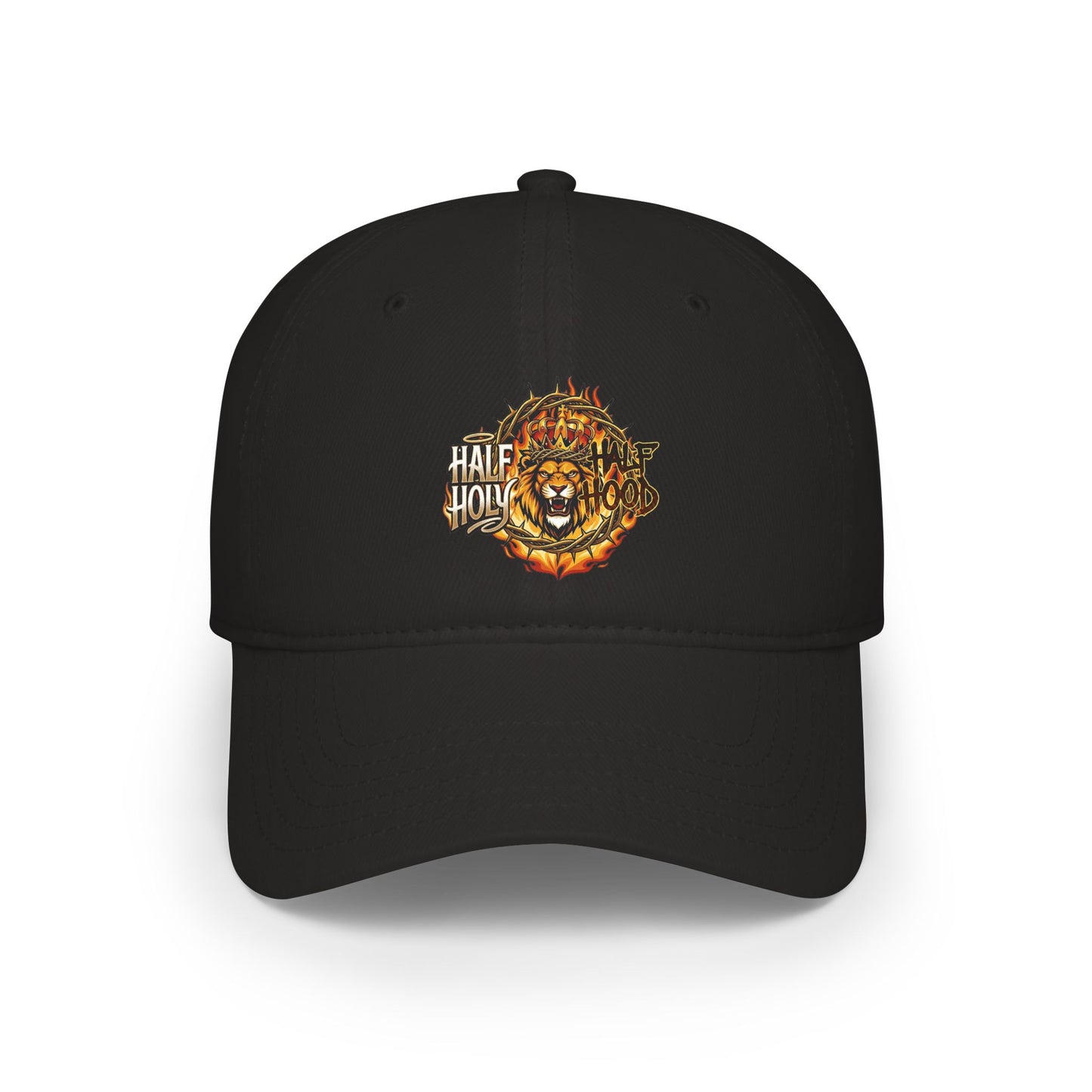 THE UNAPOLOGETIC CROWN: THE "HALF HOLY HALF HOOD" LOW-PROFILE BASEBALL CAP