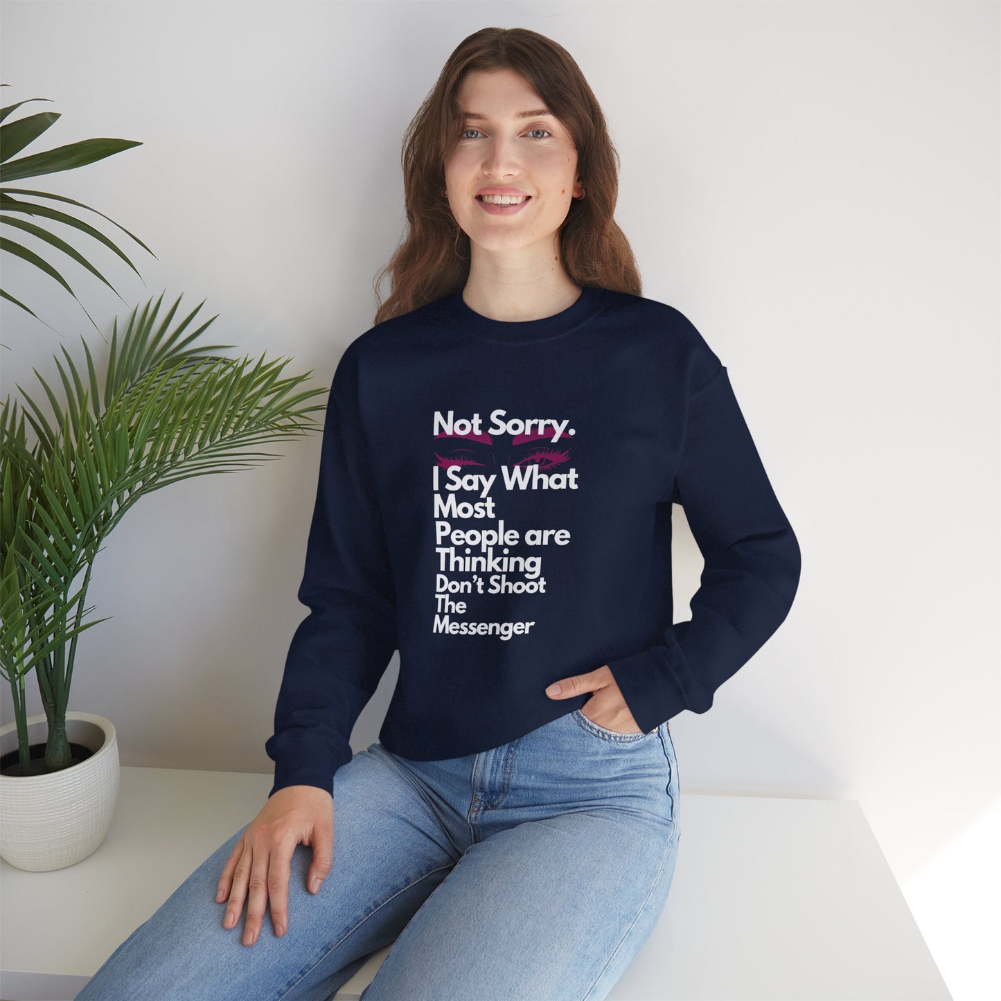 Not Sorry Heavy Blend Sweatshirt