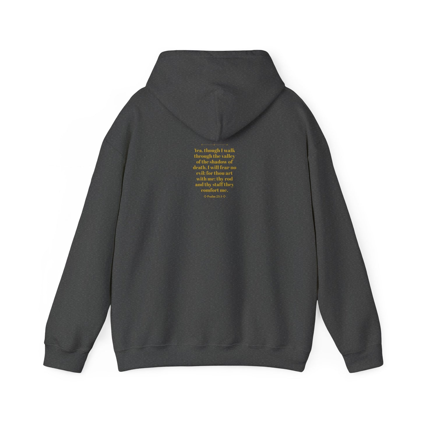 Lion of Judah Hoodie - "Faithful Through Fire" Graphic Christian Sweatshirt