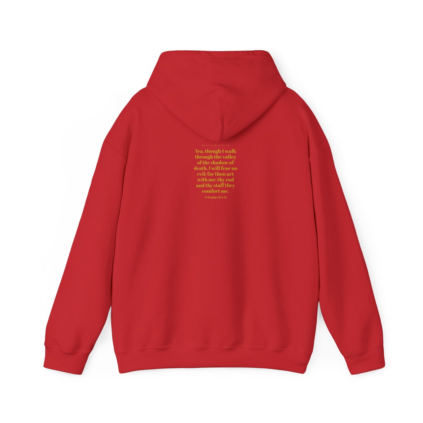Lion of Judah Hoodie - "Faithful Through Fire" Graphic Christian Sweatshirt