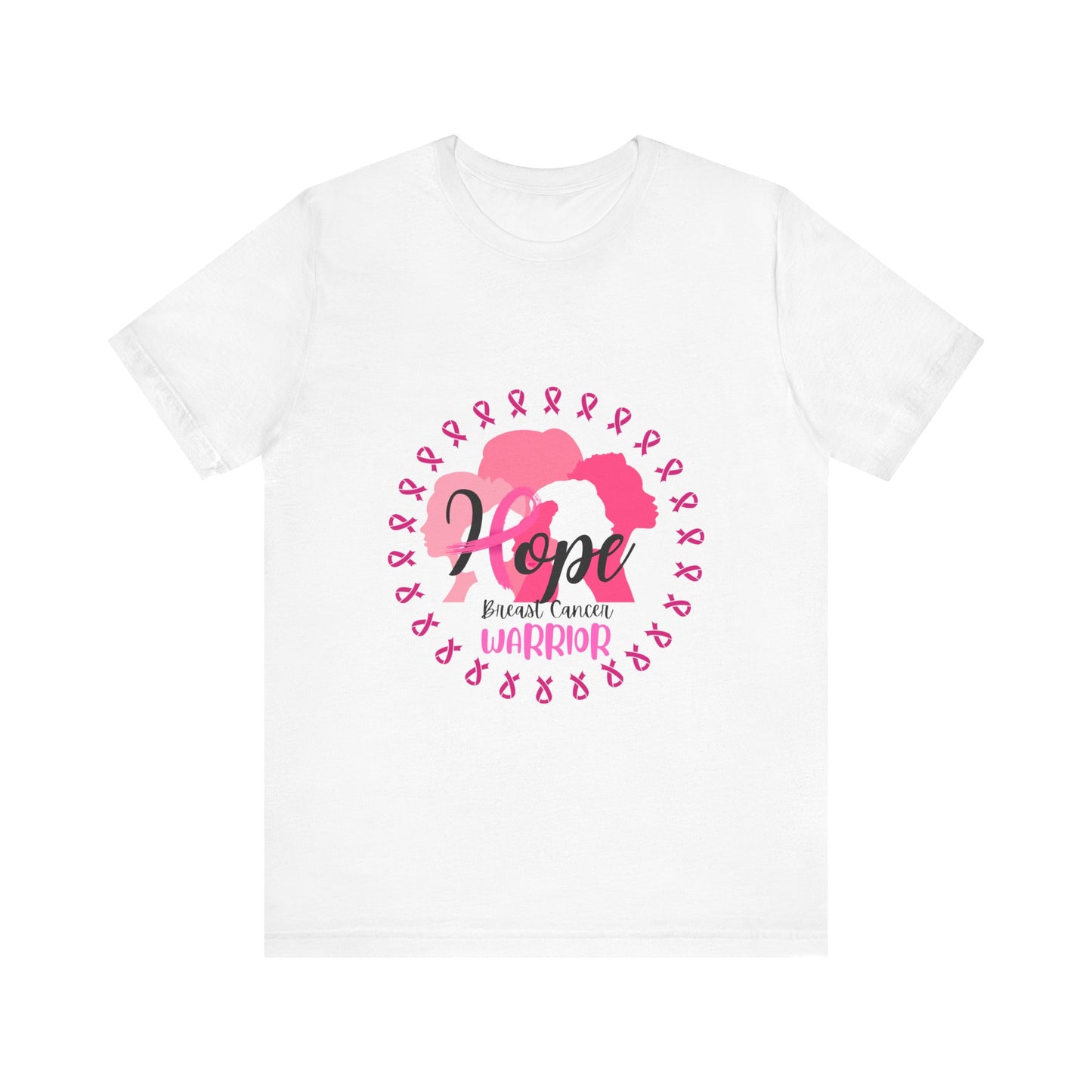 Hope Breast Cancer Warrior Unisex Jersey Short Sleeve Tee
