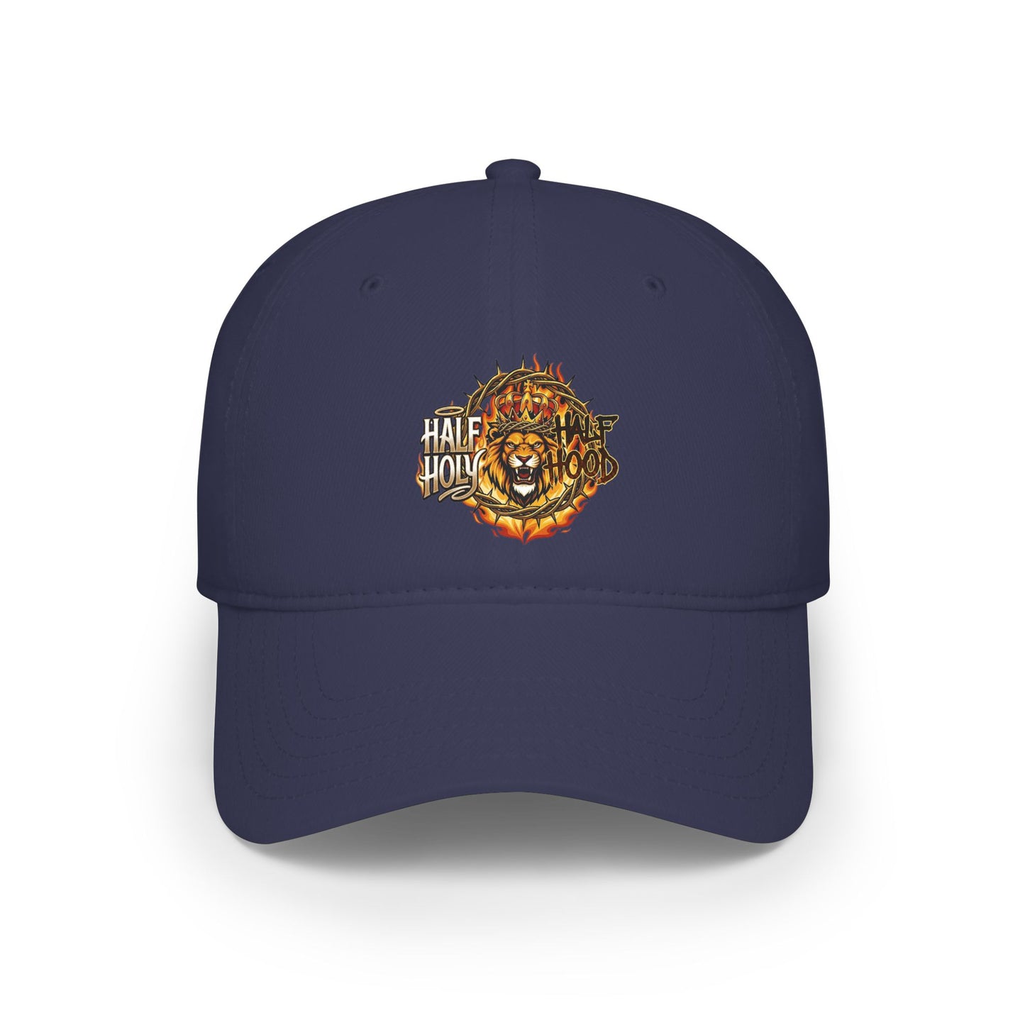 THE UNAPOLOGETIC CROWN: THE "HALF HOLY HALF HOOD" LOW-PROFILE BASEBALL CAP