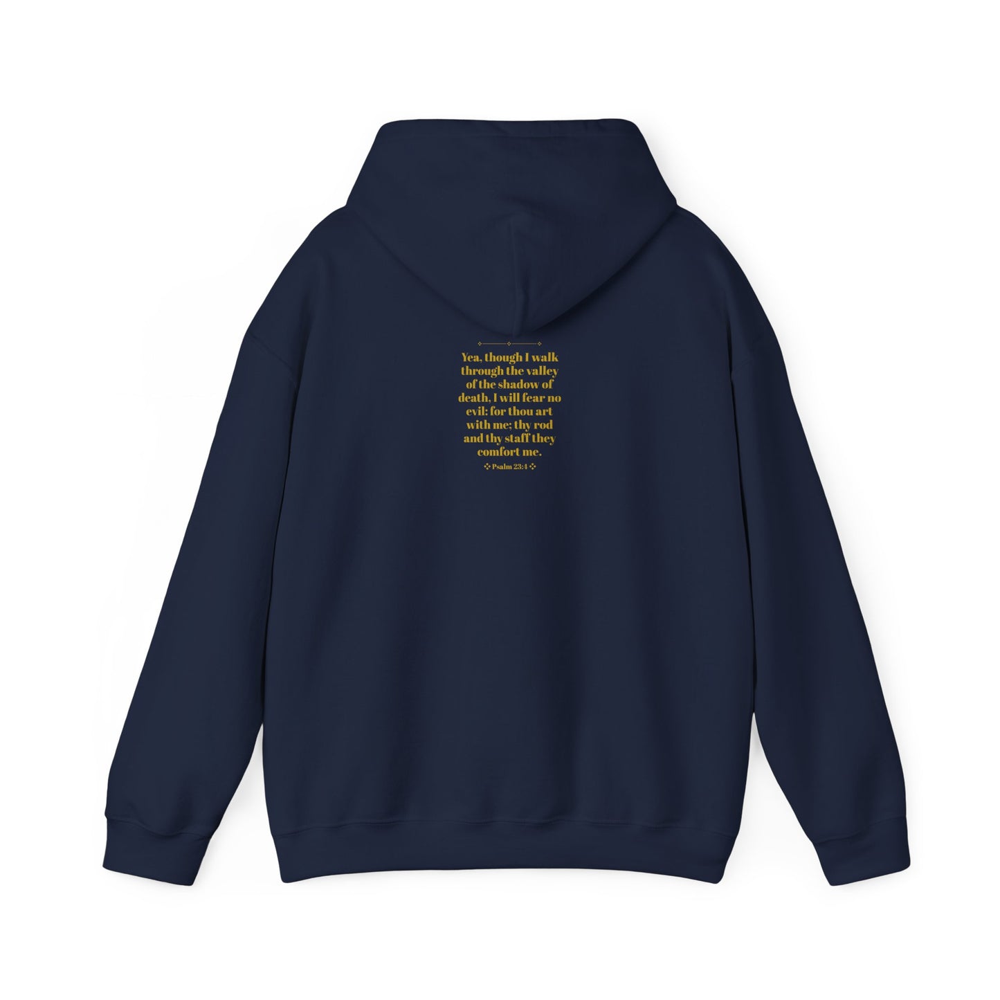 Lion of Judah Hoodie - "Faithful Through Fire" Graphic Christian Sweatshirt