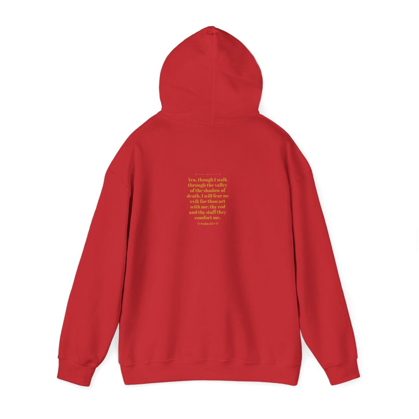 Lion of Judah Hoodie - "Faithful Through Fire" Graphic Christian Sweatshirt