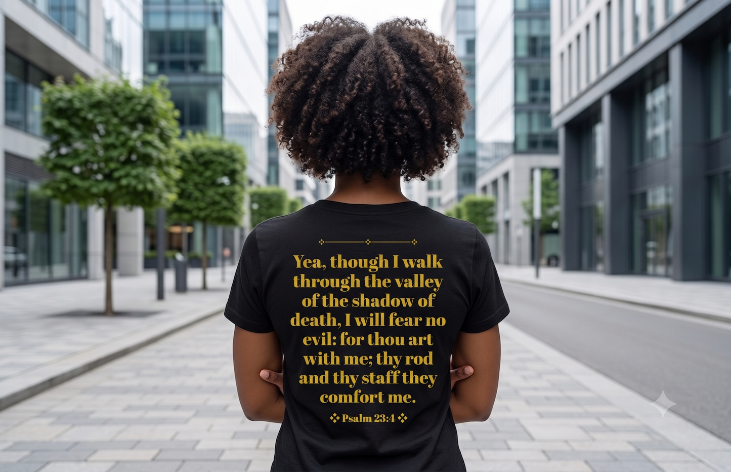 Half Holy & Half Hood Lion Graphic T-Shirt