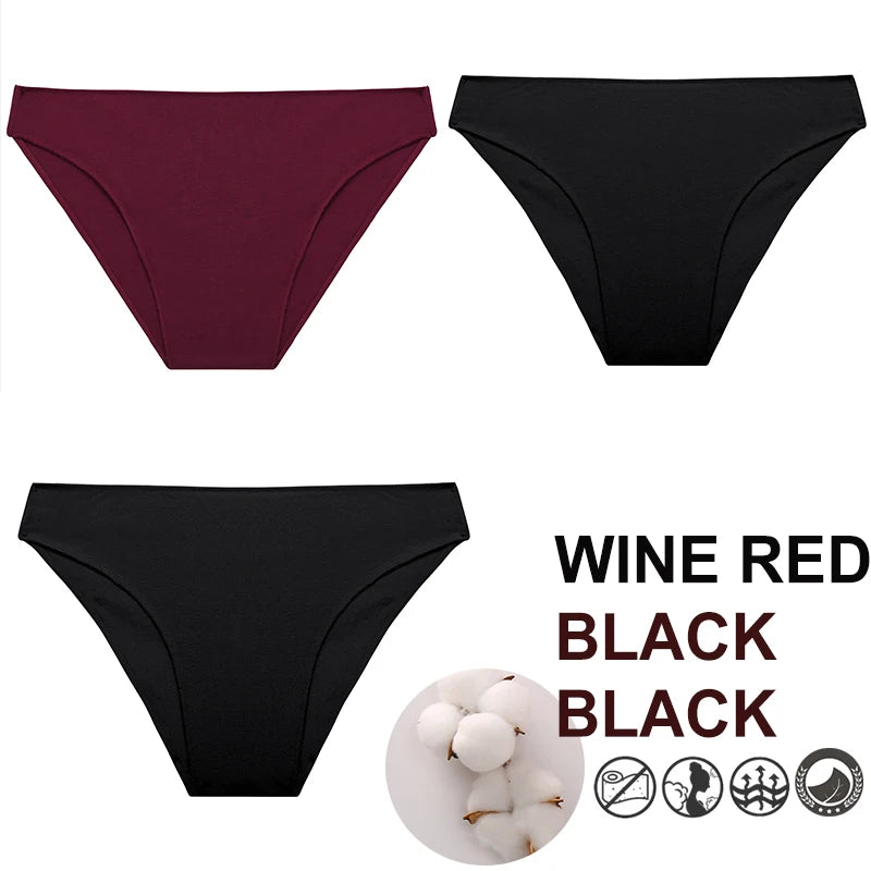 Breathable Cotton Comfort Cheeky Low-Rise Panty Set