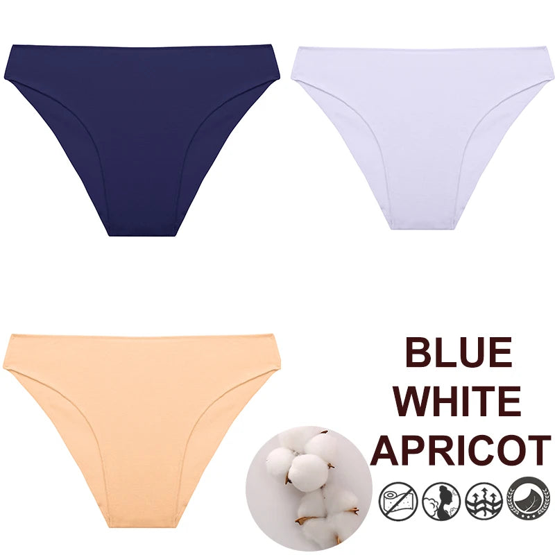 Breathable Cotton Comfort Cheeky Low-Rise Panty Set
