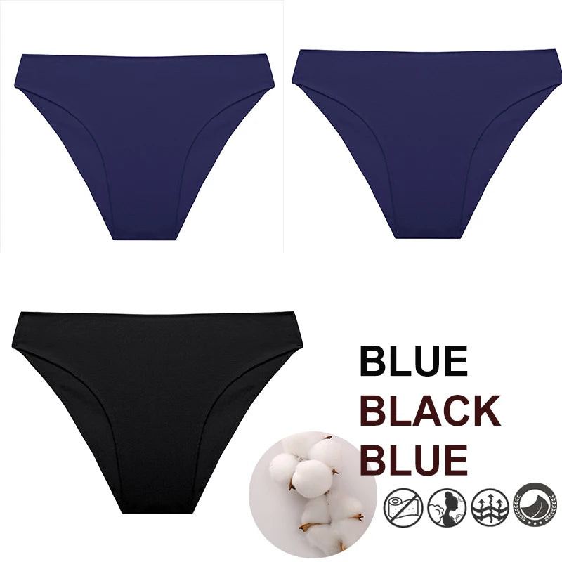 Breathable Cotton Comfort Cheeky Low-Rise Panty Set