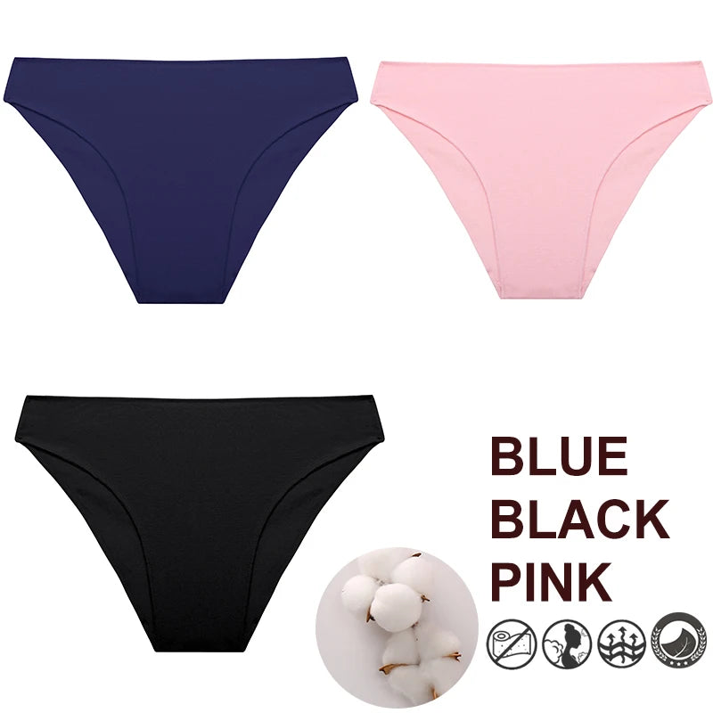 Breathable Cotton Comfort Cheeky Low-Rise Panty Set