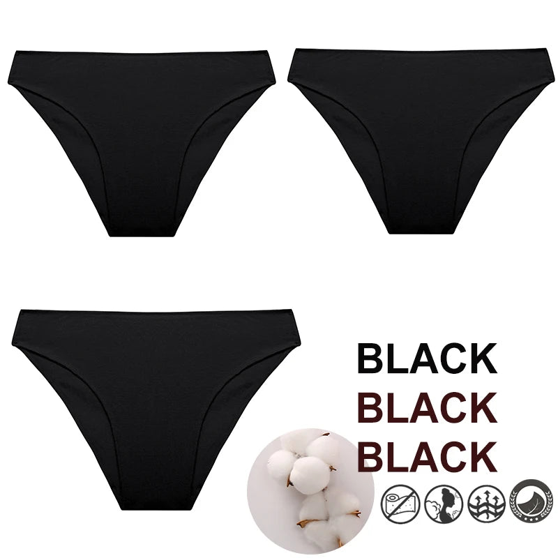 Breathable Cotton Comfort Cheeky Low-Rise Panty Set