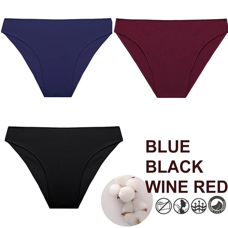 Breathable Cotton Comfort Cheeky Low-Rise Panty Set
