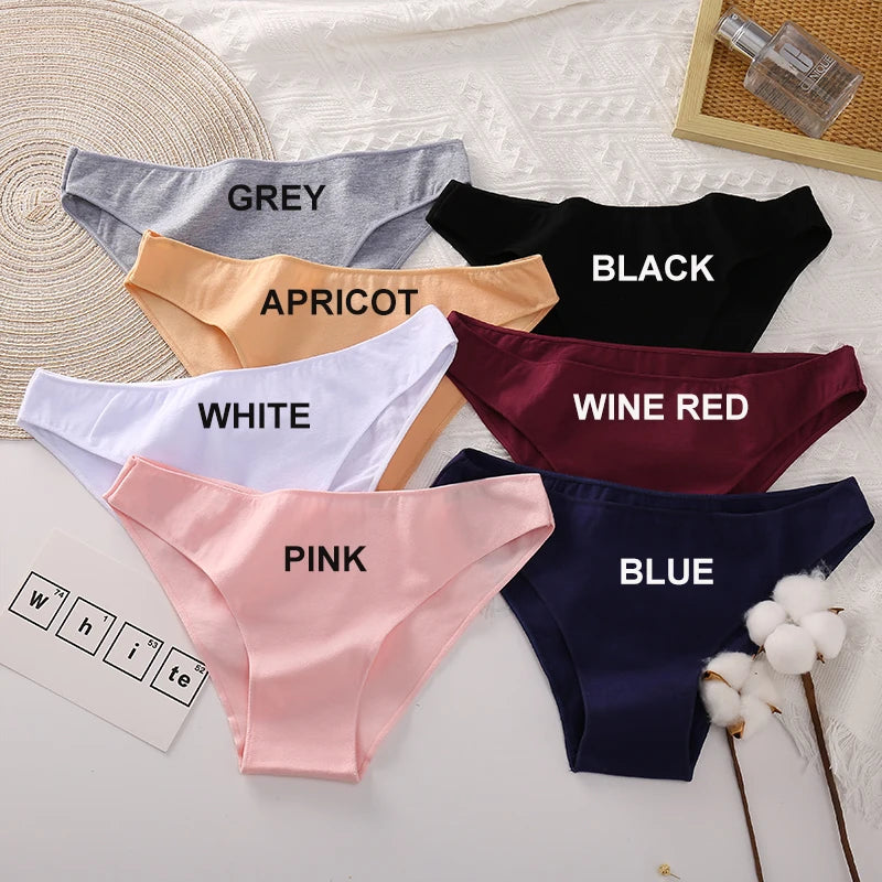 Breathable Cotton Comfort Cheeky Low-Rise Panty Set