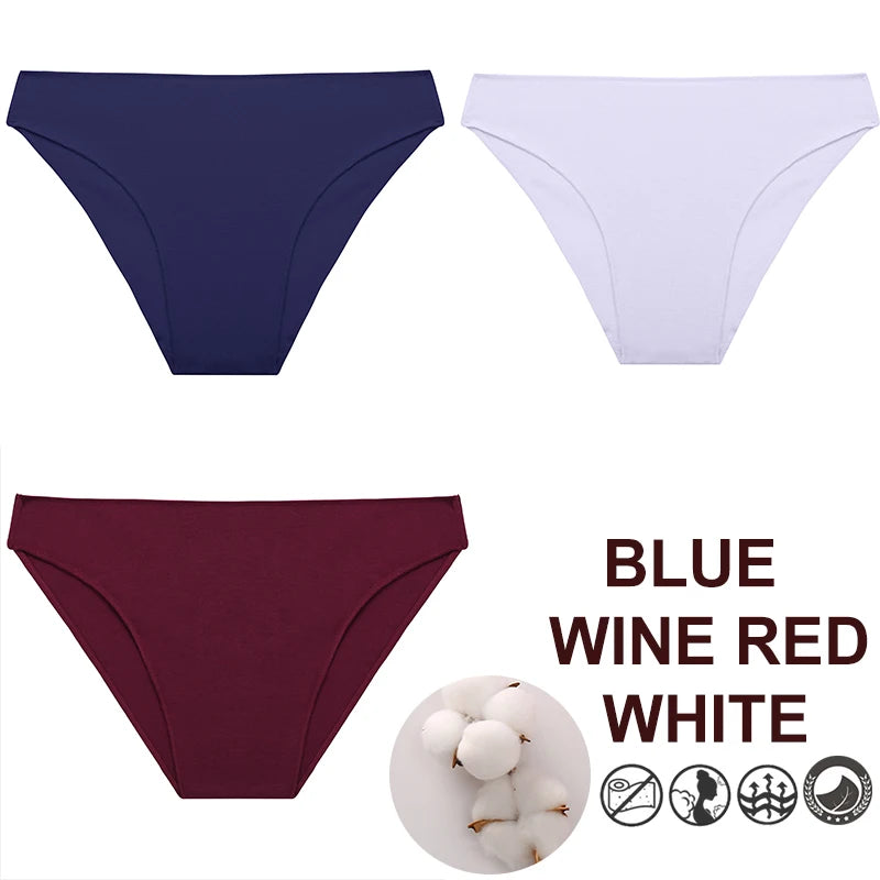 Breathable Cotton Comfort Cheeky Low-Rise Panty Set