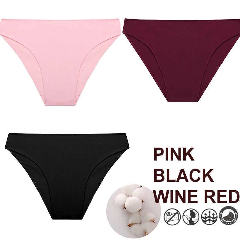 Breathable Cotton Comfort Cheeky Low-Rise Panty Set