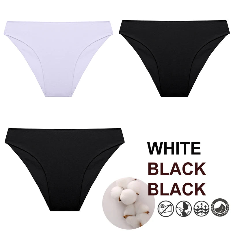 Breathable Cotton Comfort Cheeky Low-Rise Panty Set