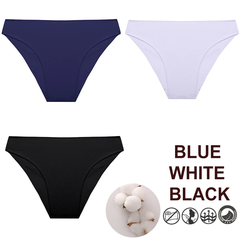 Breathable Cotton Comfort Cheeky Low-Rise Panty Set