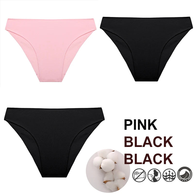 Breathable Cotton Comfort Cheeky Low-Rise Panty Set