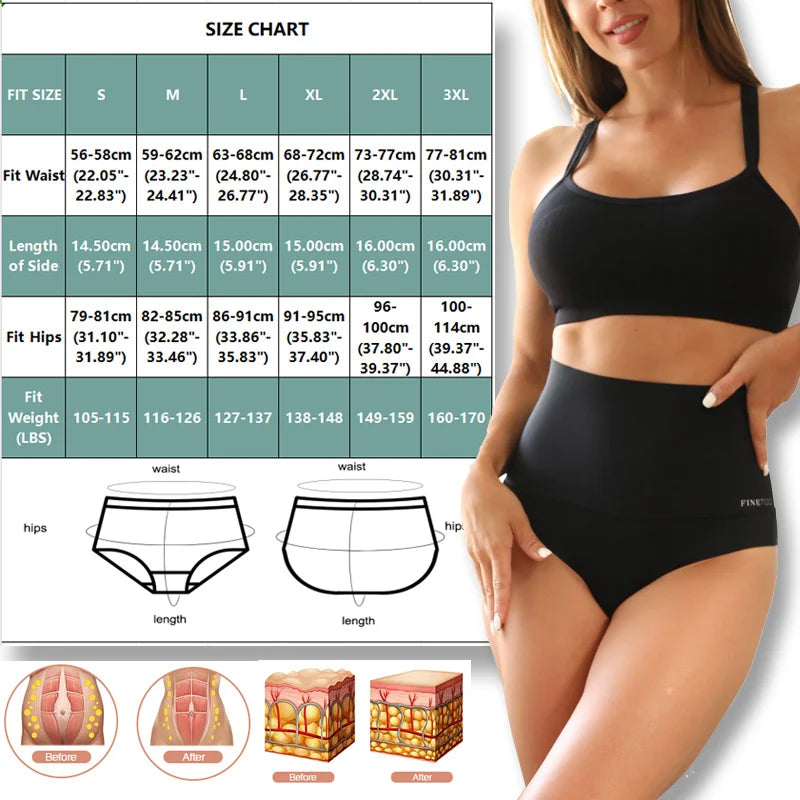 Seamless High-Waist Tummy Control & Hip-Lift Shaper Briefs