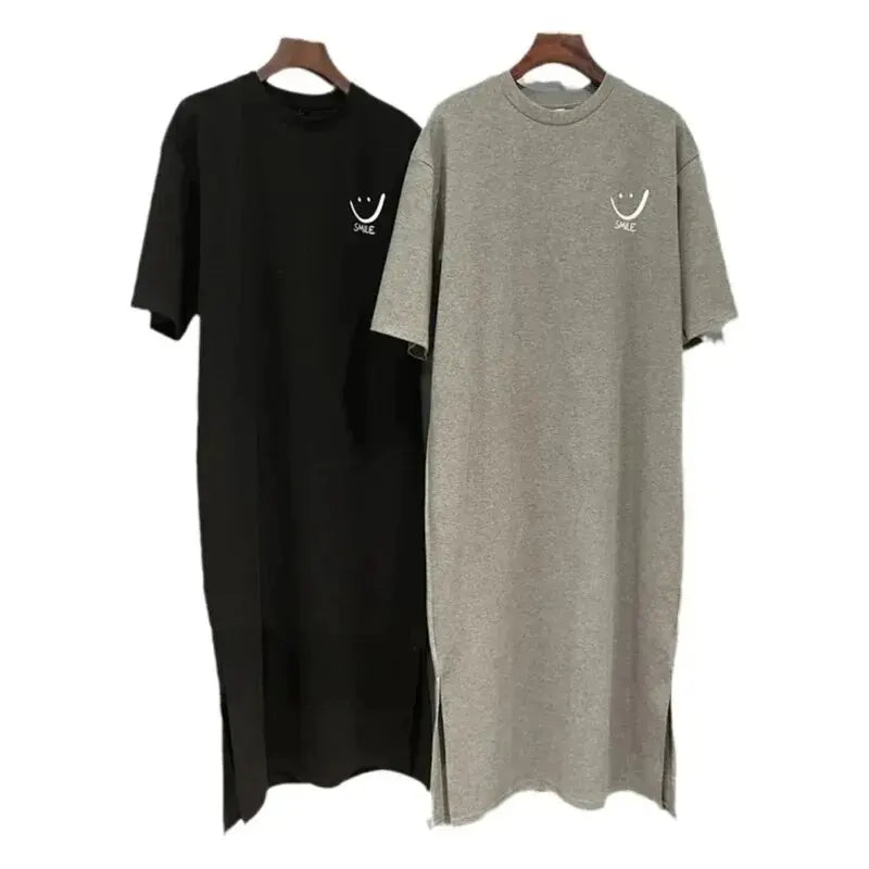 The Relaxed Graphic T-Shirt Midi Dress