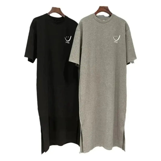 The Relaxed Graphic T-Shirt Midi Dress