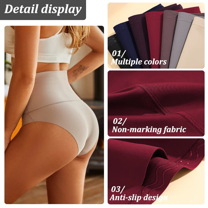 Seamless High-Waist Tummy Control & Hip-Lift Shaper Briefs