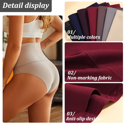 Seamless High-Waist Tummy Control & Hip-Lift Shaper Briefs