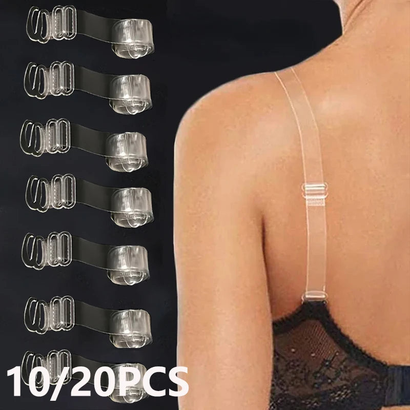 Invisible Clear Adjustable Bra Straps (Multi-Pack)
