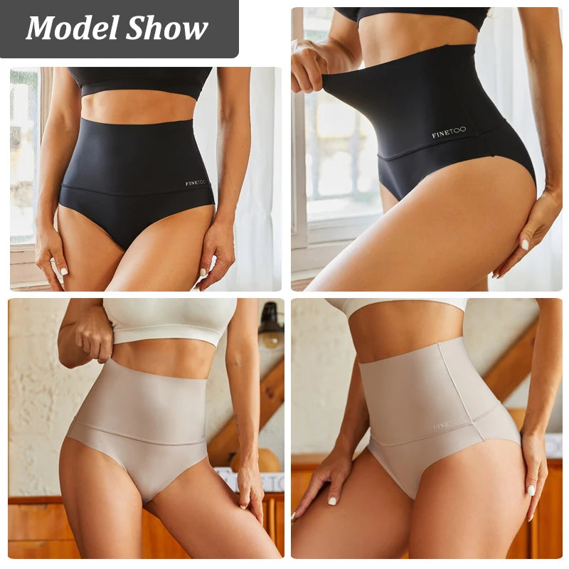 Seamless High-Waist Tummy Control & Hip-Lift Shaper Briefs
