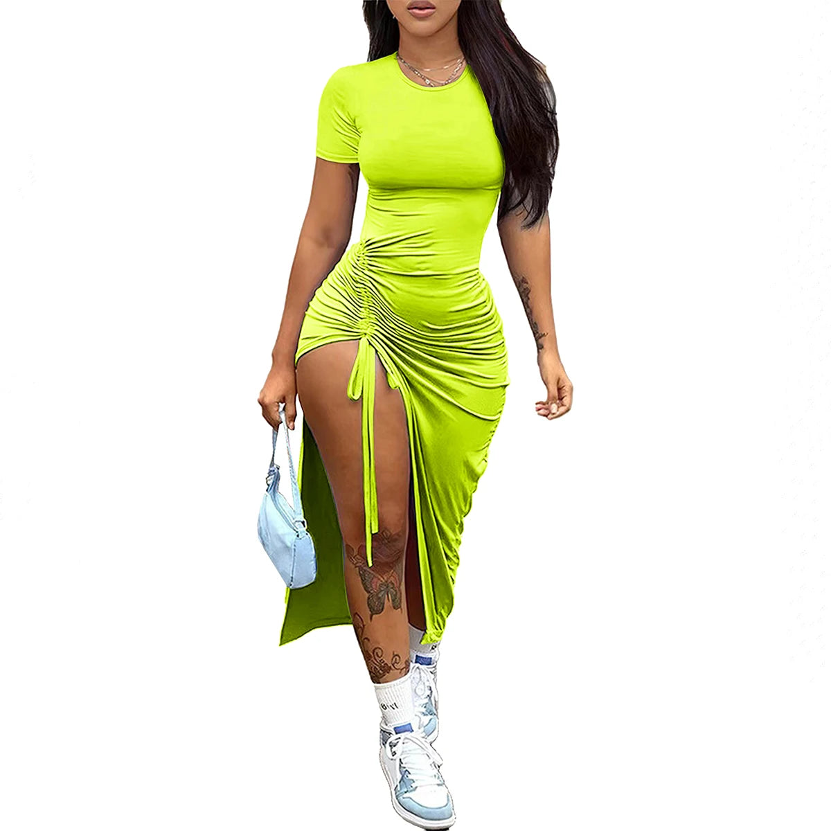The Ultimate Drawstring Maxi Dress